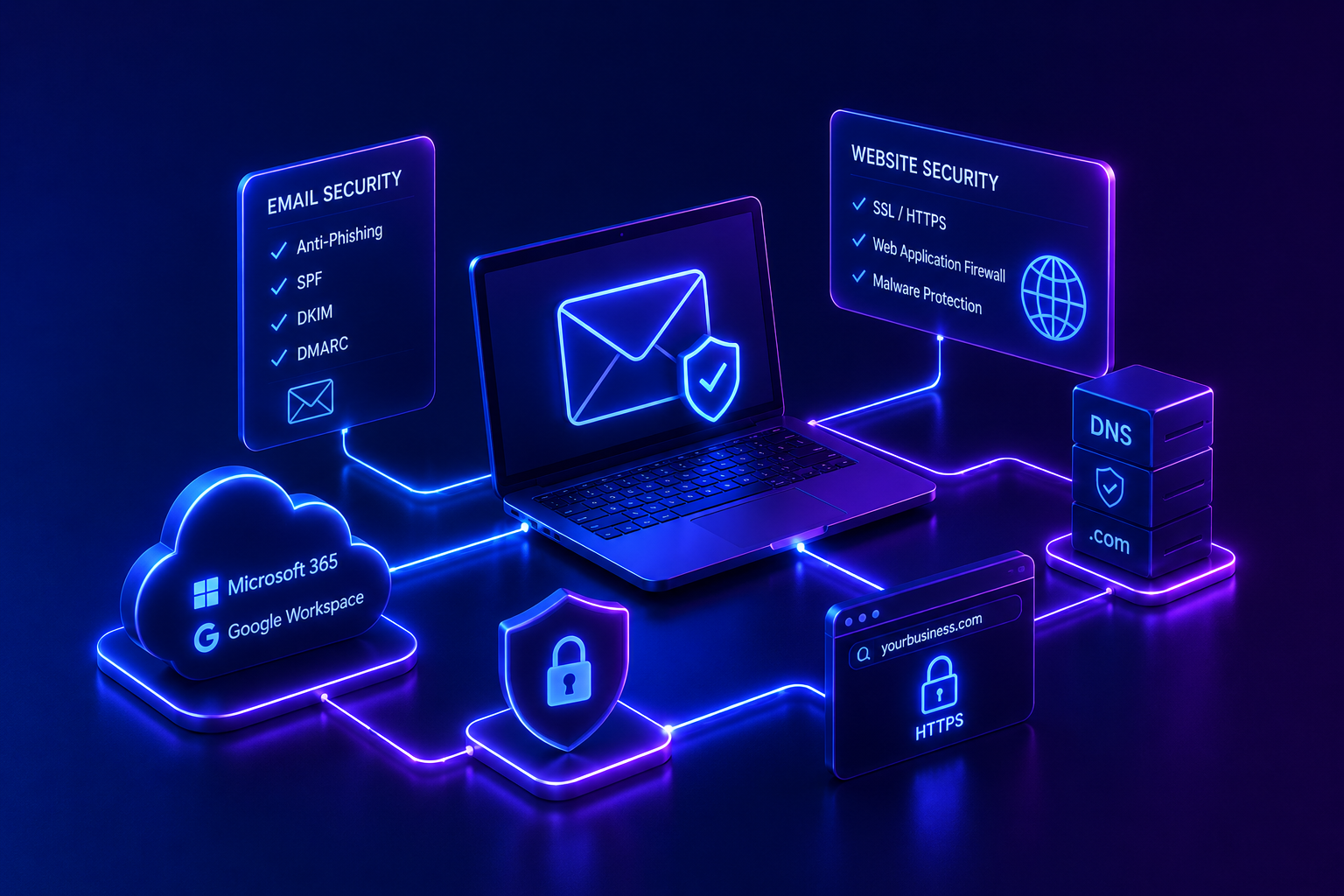 Email, website, and domain security
